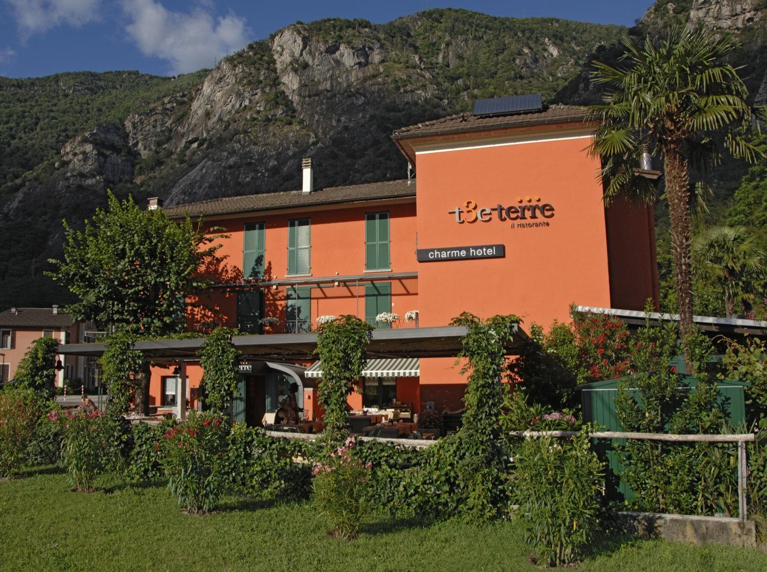 Ristorante Charme Hotel Tre Terre Ponte Brolla Екстер'єр фото